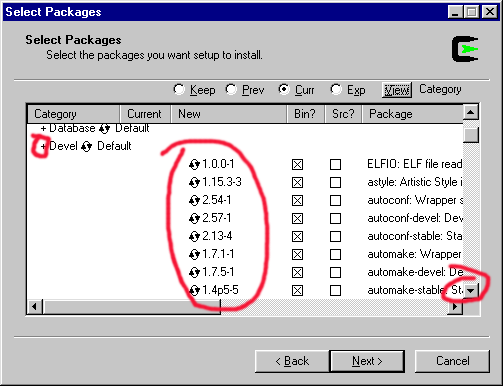 Select all development items - 9K